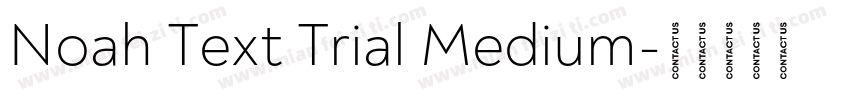 Noah Text Trial Medium字体转换
